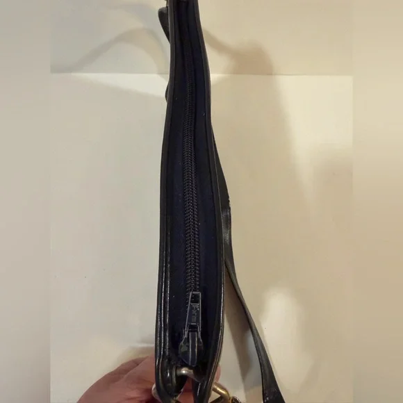 Dior Vintage Canvas Logo and Blue Leather Bag EUC Including 2 Pouches - Picture 10 of 15